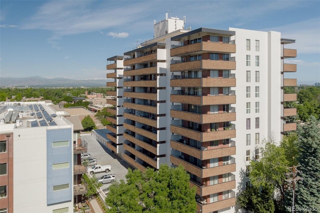 view of property featuring a mountain view