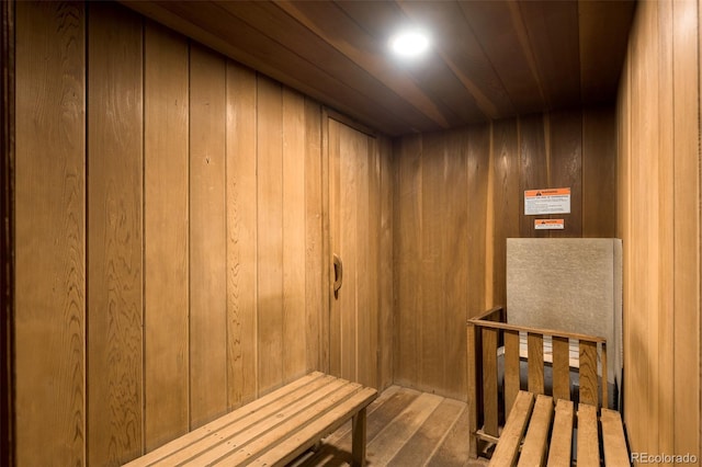 view of sauna / steam room