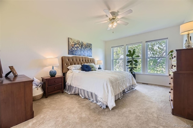 15649 E 7th Cir, Aurora, CO 80011 - carpeted bedroom with a ceiling fan and baseboards