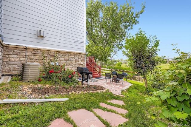 15649 E 7th Cir, Aurora, CO 80011 - view of yard with a patio and stairway