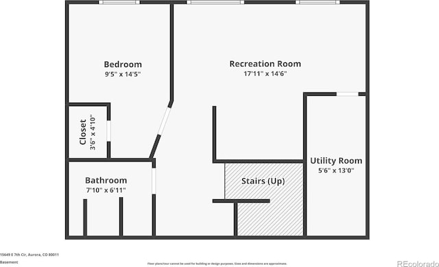 15649 E 7th Cir, Aurora, CO 80011 - view of room layout