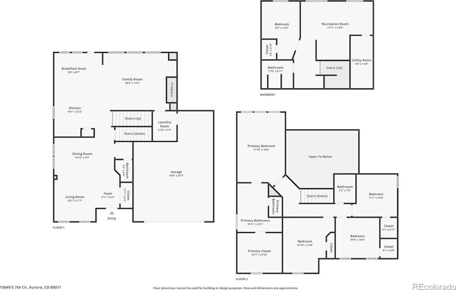 15649 E 7th Cir, Aurora, CO 80011 - view of room layout