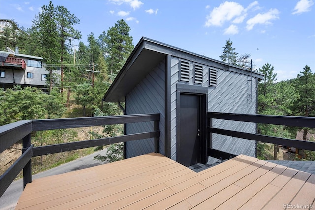 4477 Independence Trl, Evergreen, CO 80439 - view of deck