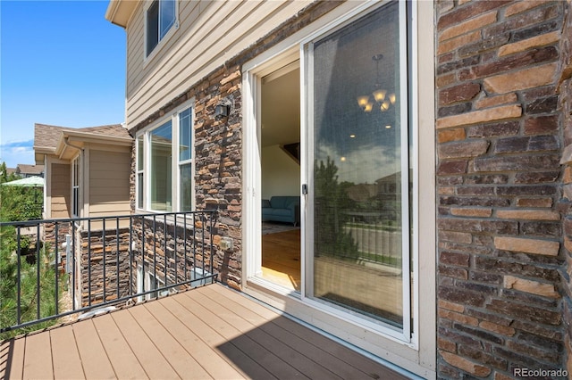 14892 E Poundstone Dr, Aurora, CO 80015 - view of wooden terrace