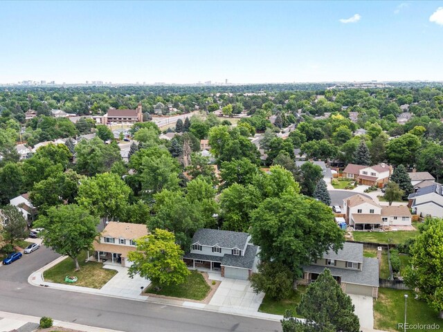 7554 S Ogden Way, Centennial, CO 80122 - aerial perspective of suburban area