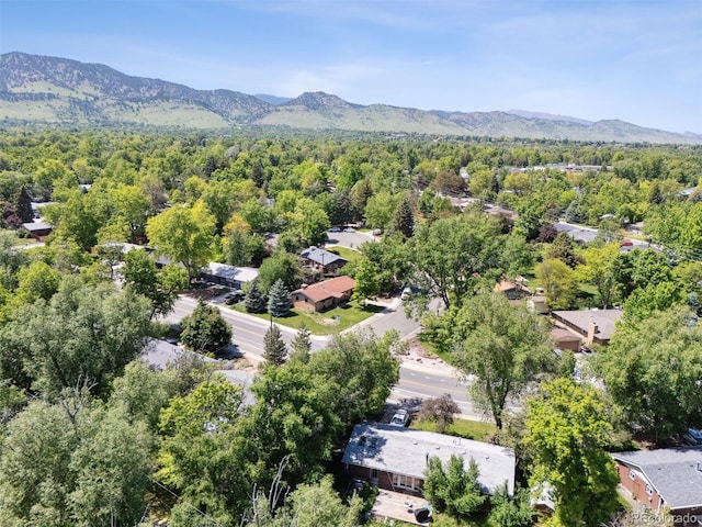 2901 Lorraine Ct, Boulder, CO 80304 - aerial view of a mountainous background and a heavily wooded area