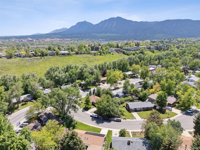 2901 Lorraine Ct, Boulder, CO 80304 - aerial view of residential area with a mountain backdrop