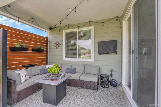 8839 Culebra St, Arvada, CO 80007 - view of patio / terrace featuring an outdoor hangout area