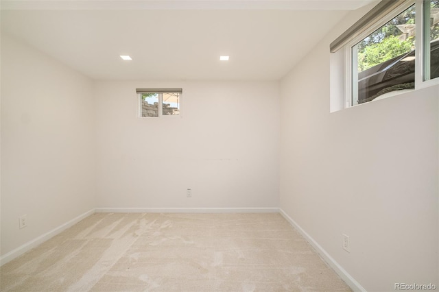 3025 S Norman Ct, Denver, CO 80224 - below grade area featuring light carpet
