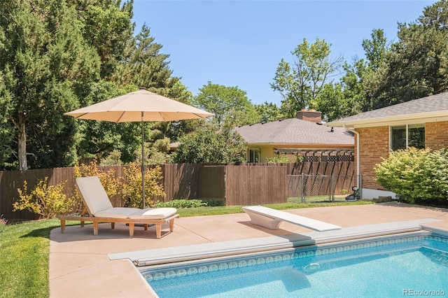 3025 S Norman Ct, Denver, CO 80224 - view of pool with a patio