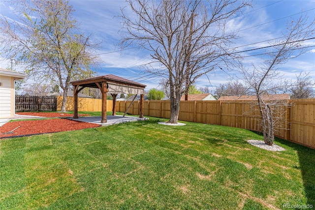 5384 S Datura St, Littleton, CO 80120 - fenced backyard with a gazebo and a patio