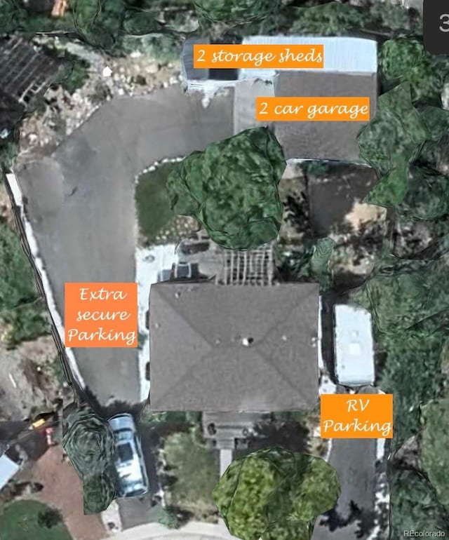 6361 S Spotswood Cir, Littleton, CO 80120 - aerial view of property's location