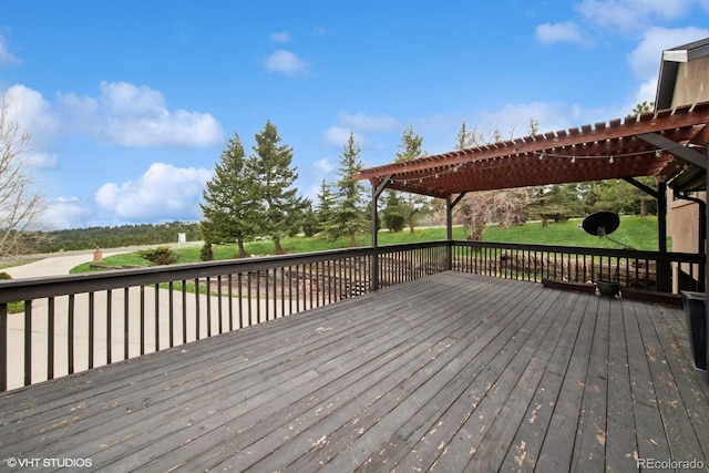22081 Paradise Cir, Golden, CO 80401 - deck featuring a pergola