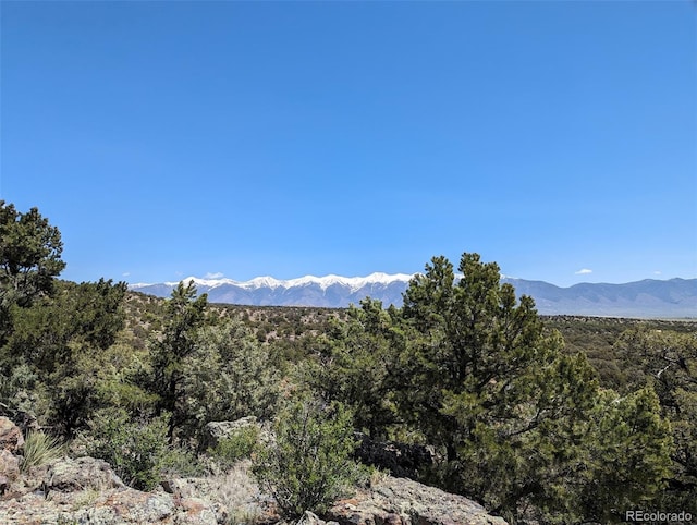 view of mountain feature