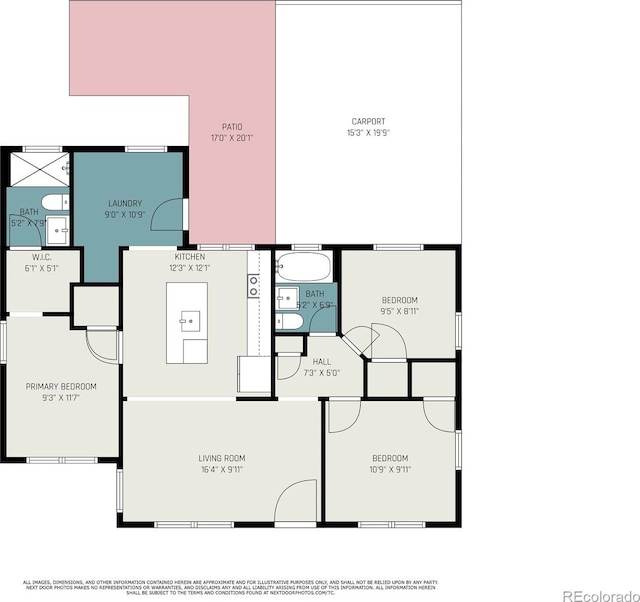 5100 Clay St, Denver, CO 80221 - home floor plan
