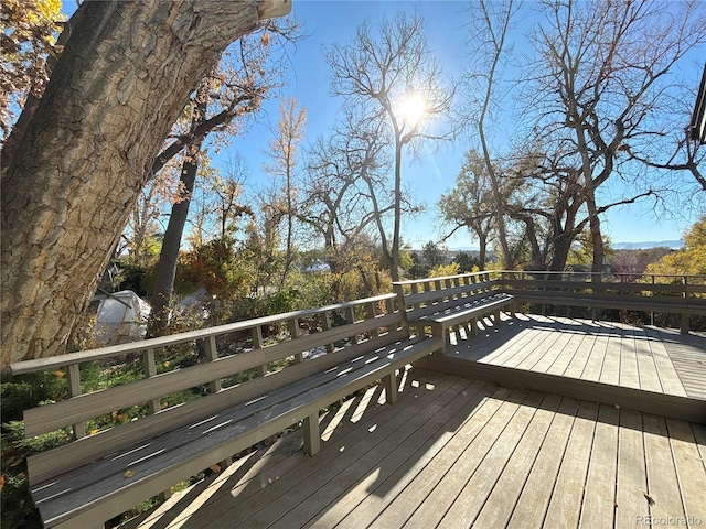 view of deck