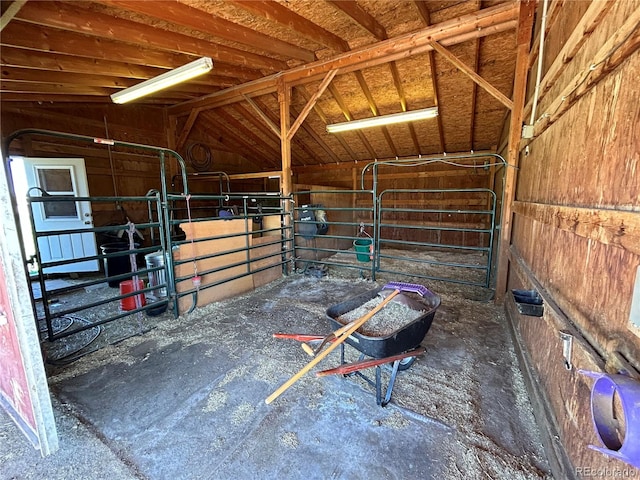 view of horse barn