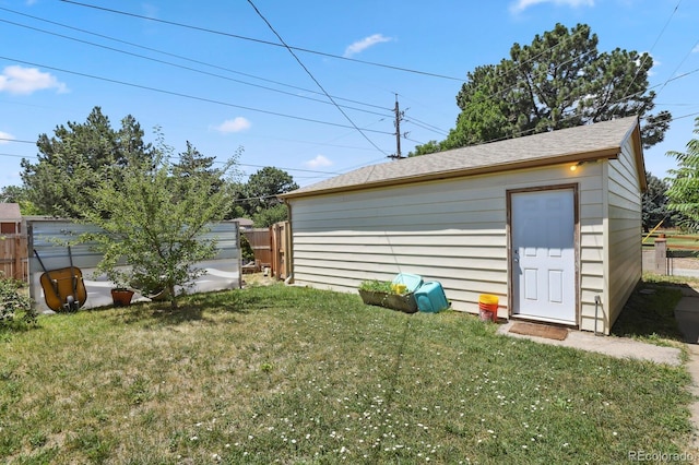 10595 E 23rd Ave, Aurora, CO 80010 - view of yard with an outbuilding