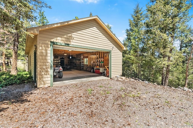 6252 King Dr, Evergreen, CO 80439 - view of detached garage