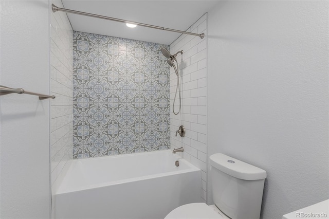 332 N Parkside Dr Unit C, Longmont, CO 80501 - full bathroom with bathtub / shower combination and toilet