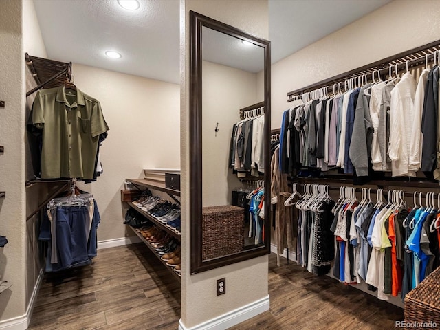 6266 W Prentice Ave, Littleton, CO 80123 - walk in closet featuring wood finished floors