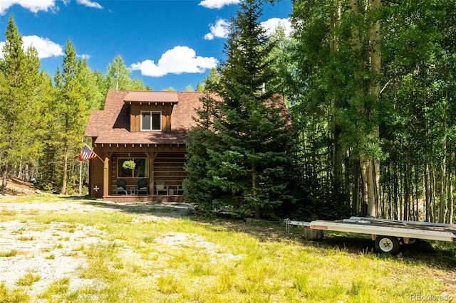 25879 County Road 162e, Nathrop, CO 81236 - view of rear view of house