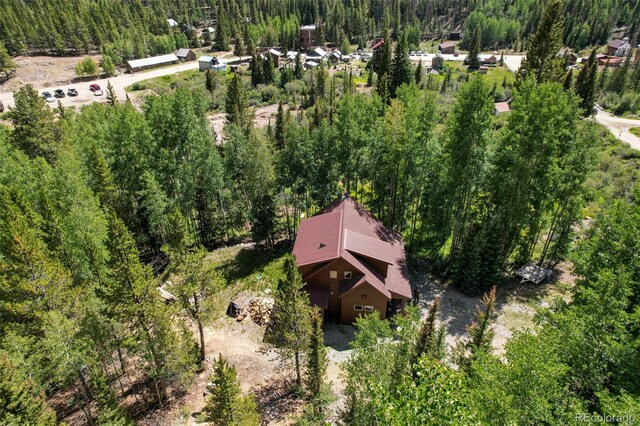 25879 County Road 162e, Nathrop, CO 81236 - view of subject property with a heavily wooded area