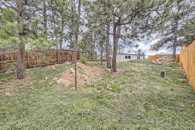 34502 Chilton Ave, Pine, CO 80470 - view of yard featuring a fenced backyard