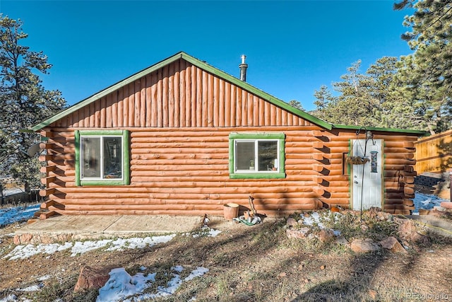 34502 Chilton Ave, Pine, CO 80470 - view of side of property featuring log siding