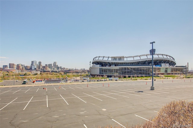 view of car parking