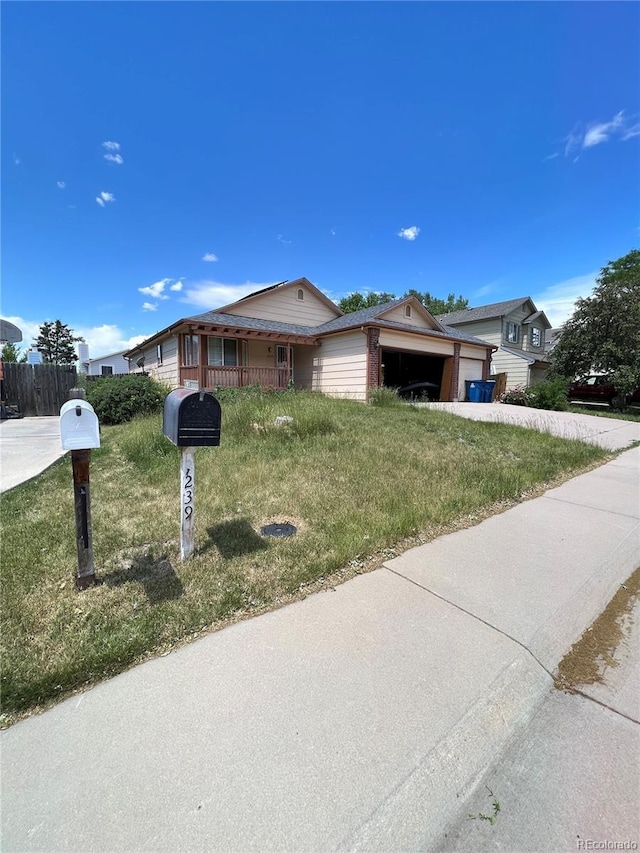 view of ranch-style house