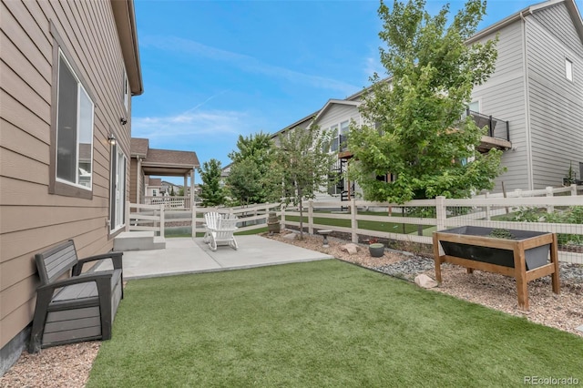 3599 Makley Cir, Castle Rock, CO 80104 - view of yard featuring a patio area