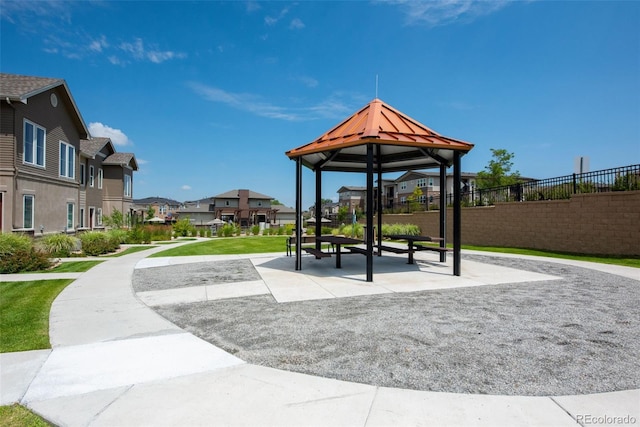 15503 W 65th Ave Unit C, Arvada, CO 80007 - view of property's community featuring a gazebo and a residential view