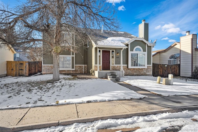 view of front of house