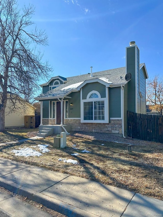 view of front of house featuring a porch