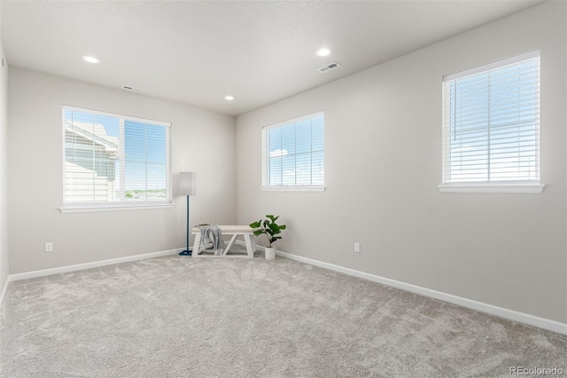12941 Delaware St, Westminster, CO 80234 - empty room featuring carpet floors, baseboards, and recessed lighting