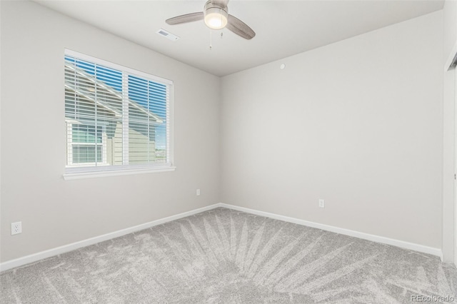 12941 Delaware St, Westminster, CO 80234 - empty room with carpet, baseboards, and a ceiling fan