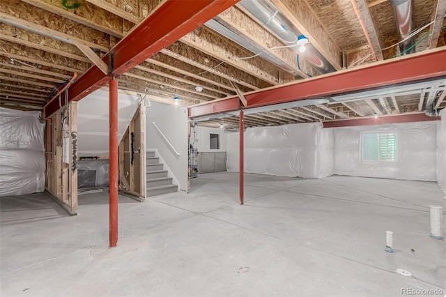 12941 Delaware St, Westminster, CO 80234 - basement with stairway and strapped water heater