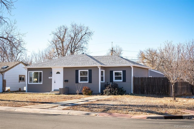 view of ranch-style house