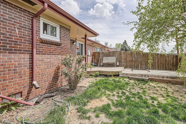 5184 E Asbury Ave, Denver, CO 80222 - view of yard featuring a deck