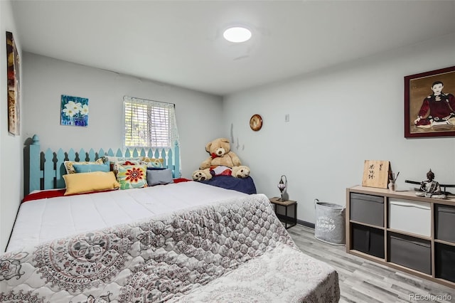 3081 W 18th Ave, Denver, CO 80204 - bedroom with light wood-style floors