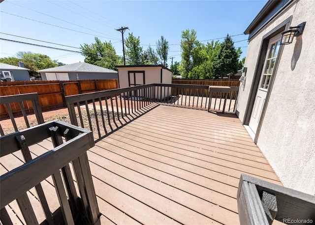 735 Valley Rd, Colorado Springs, CO 80904 - wooden terrace with a fenced backyard
