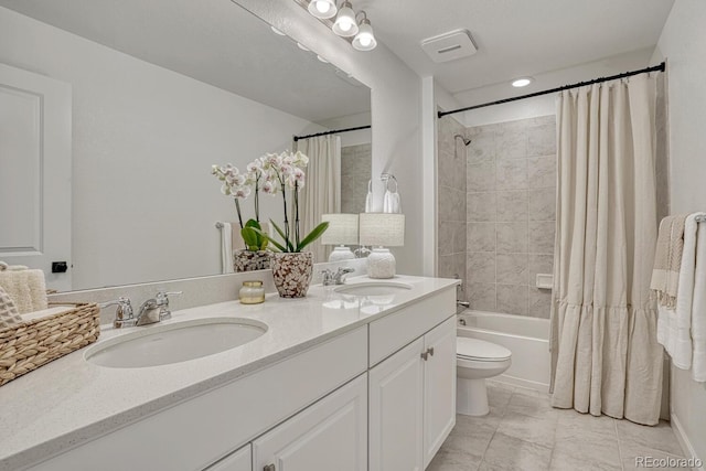 17396 Hop Clover Ave, Parker, CO 80134 - bathroom featuring double vanity and shower / tub combo