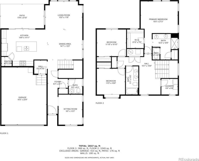 17396 Hop Clover Ave, Parker, CO 80134 - view of home floor plan
