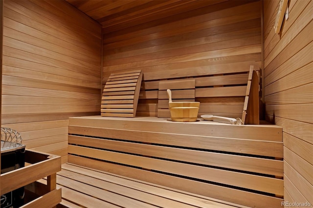 606 Cliffgate Ln, Castle Rock, CO 80108 - relaxing sauna with wooden walls and wooden ceiling