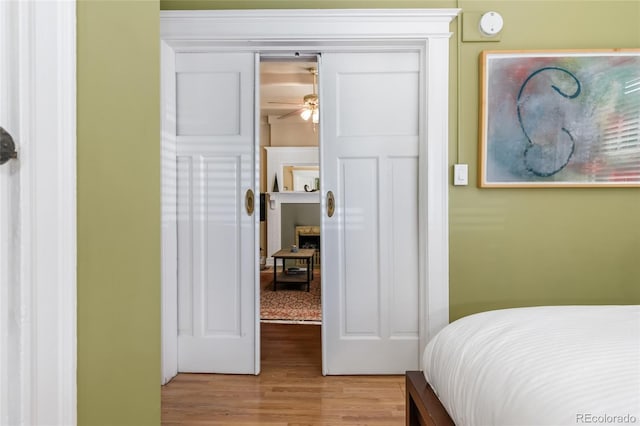 1301 N Ogden St Unit 1A, Denver, CO 80218 - bedroom with wood finished floors