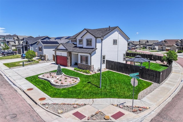 9455 Shinnecock Ct, Peyton, CO 80831 - view of front of property with a residential view and concrete driveway