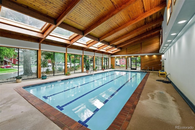 2960 Shadow Creek Dr Unit 201, Boulder, CO 80303 - indoor pool with a skylight