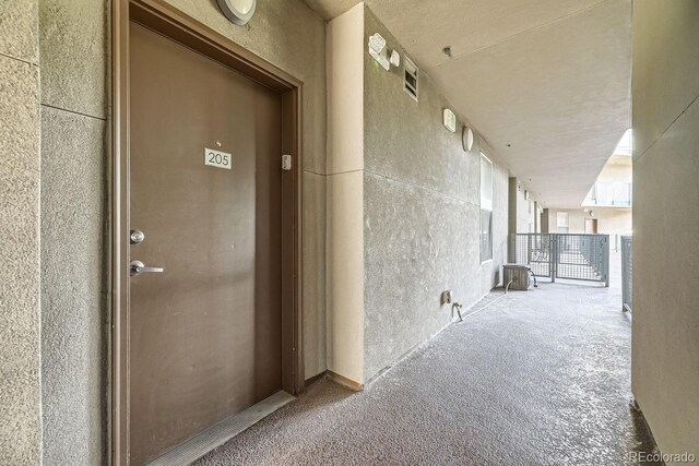 view of corridor