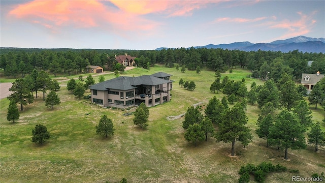 843 Long Timber Ln, Monument, CO 80132 - view of subject property with a mountain backdrop